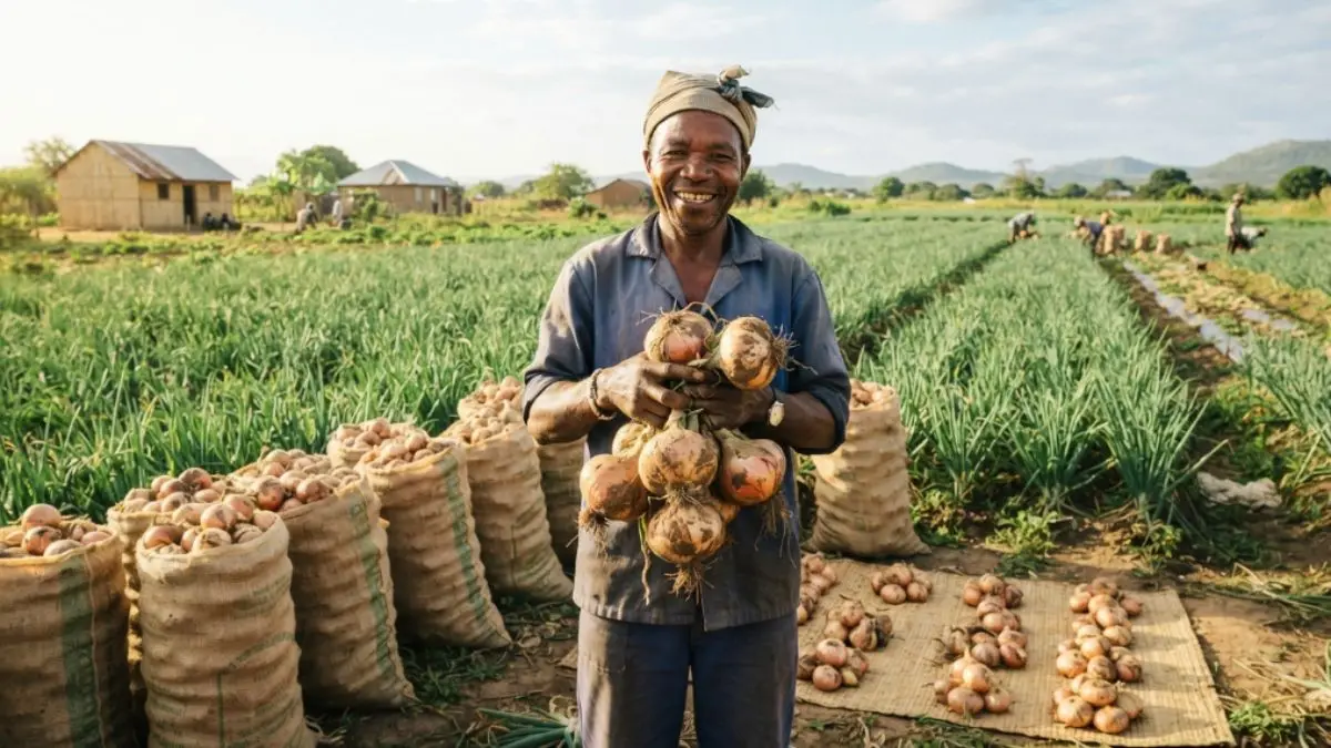 A cebola pode ser uma cultura rentável para o agricultor