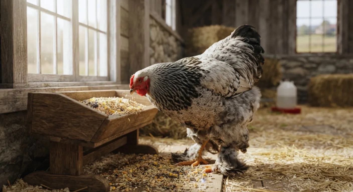Alimentação da Galinha Brahma