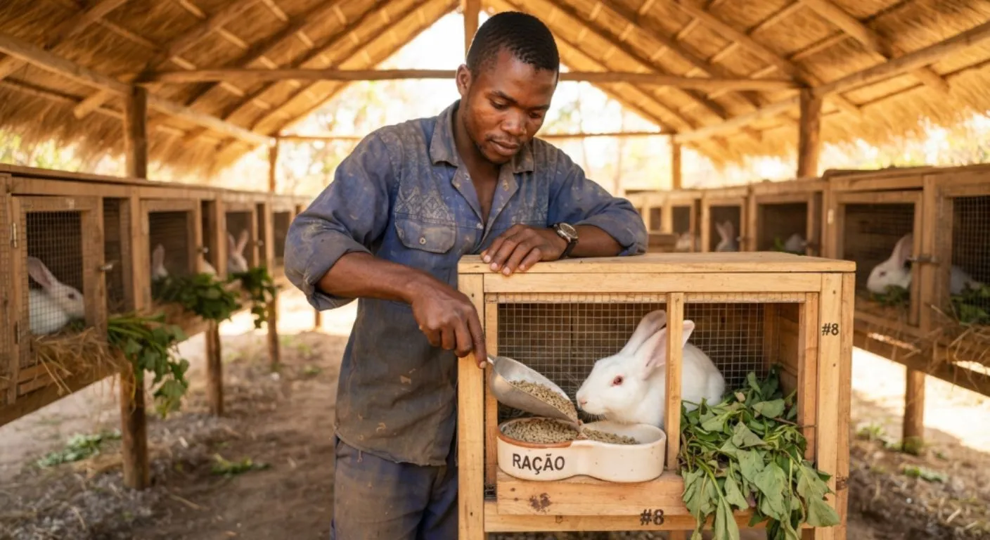 Como Ganhar Dinheiro com Coelhos em Moçambique Reduzindo Custos com Ração