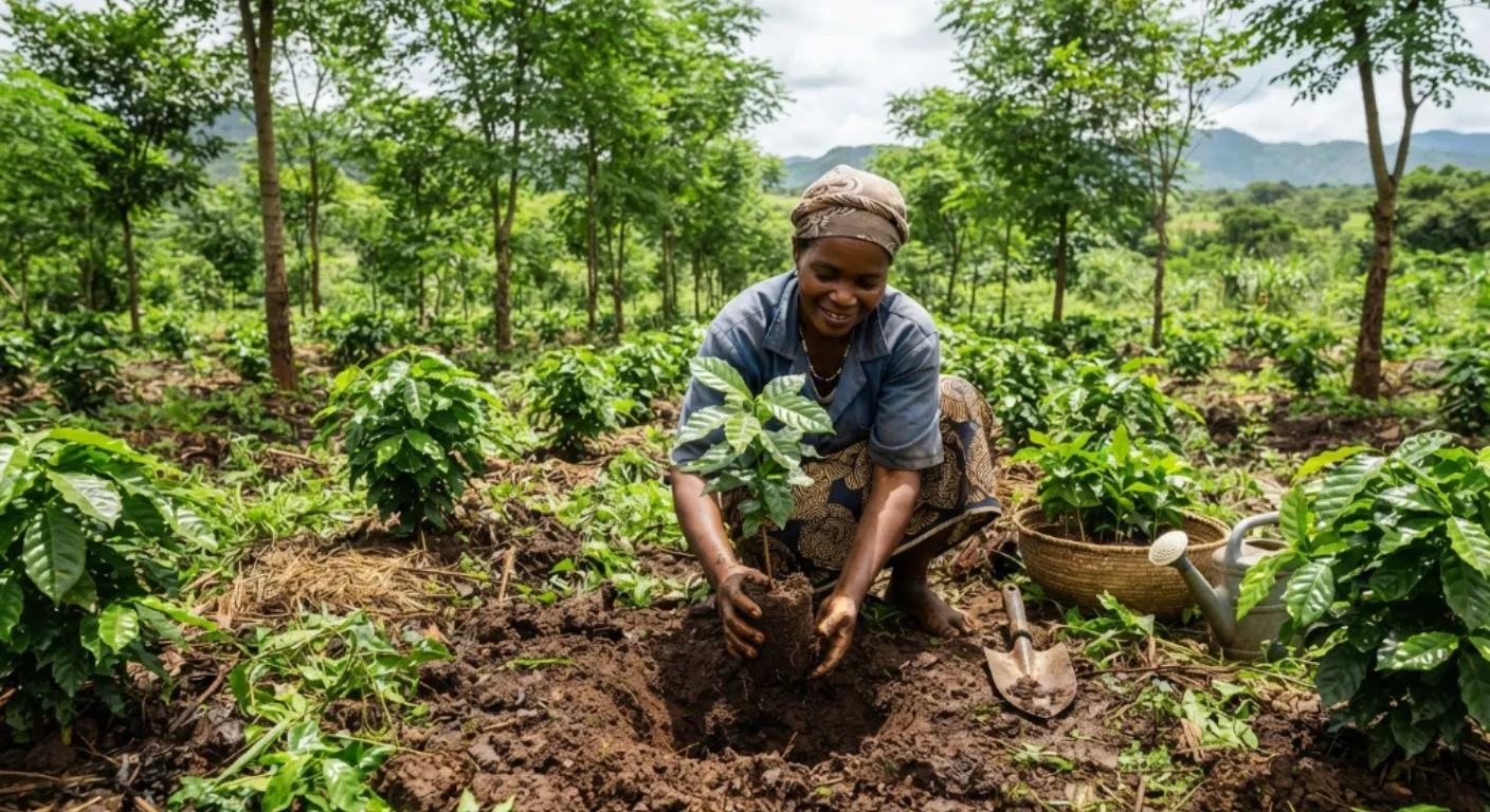Como plantar café em Moçambique: clima, solo, mudas e primeiros cuidados