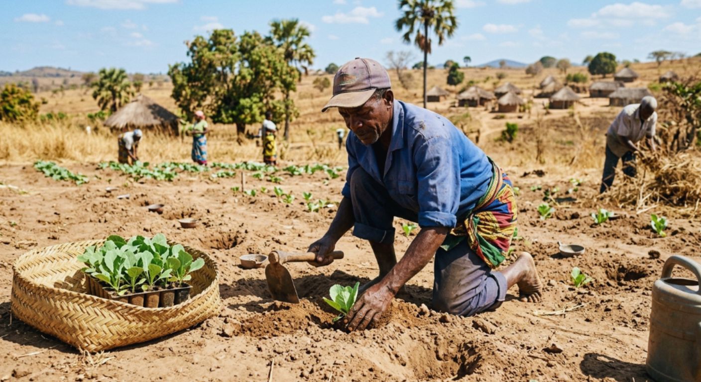 Como Plantar Couve na Machamba Familiar Durante a Estação Seca em Moçambique