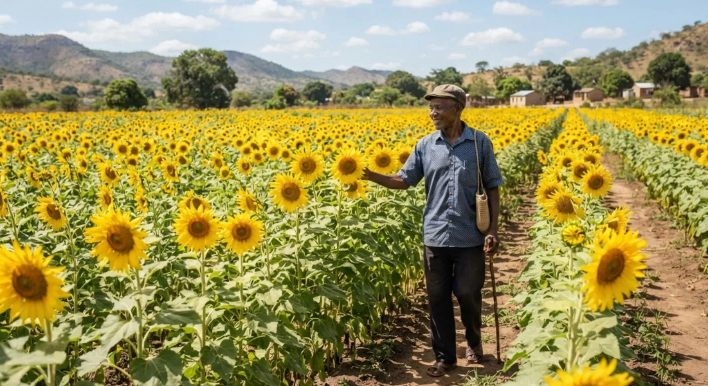 Como plantar girassol em Moçambique