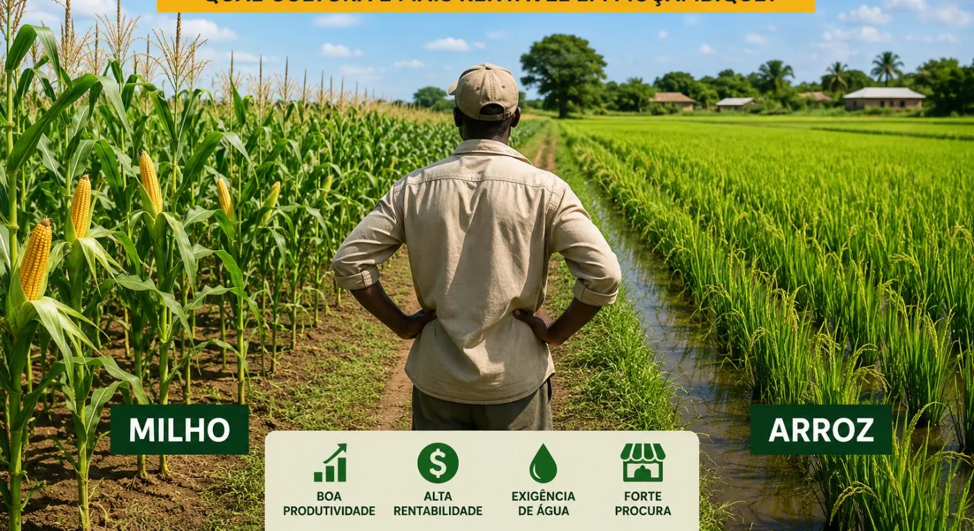 Milho ou Arroz: Qual Cultura é Mais Rentável em Moçambique?