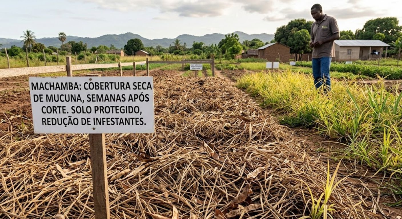 O que fazer com a mucuna depois de cobrir a machamba