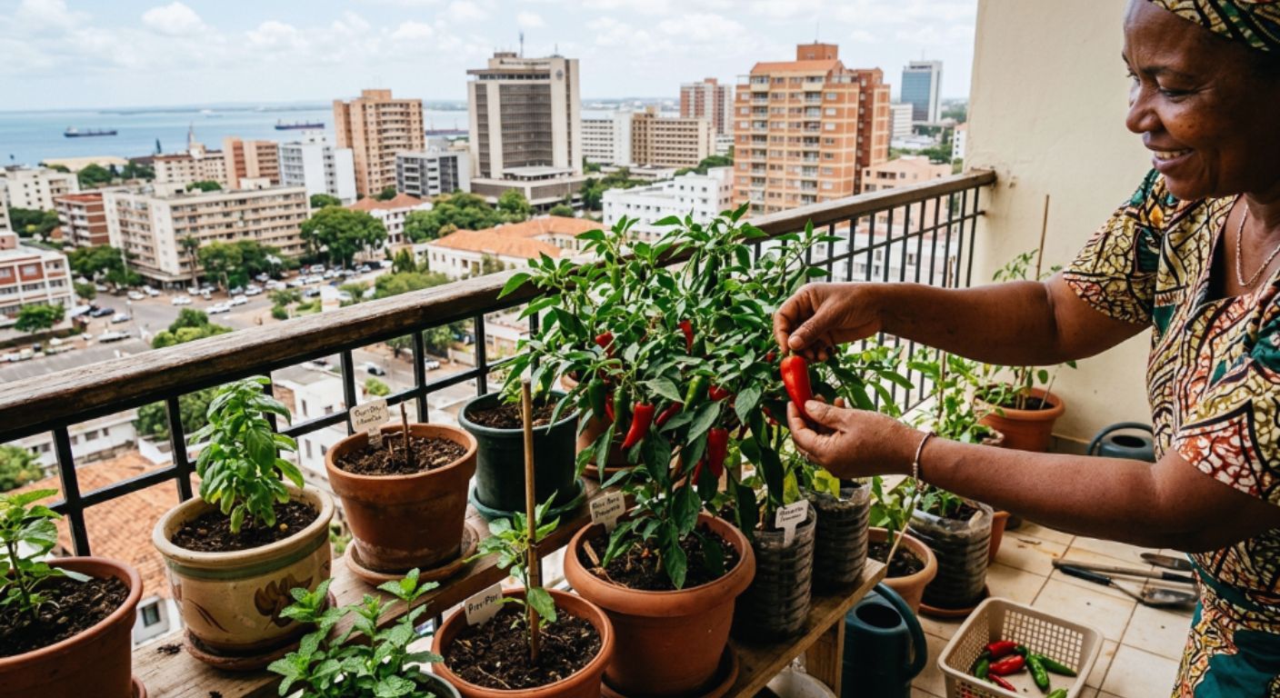pimento piri-piri recipientes apartamentos Maputo
