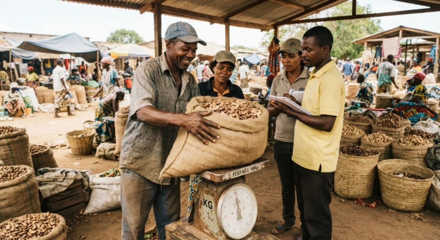 Qual é o preço da castanha de caju em Moçambique?