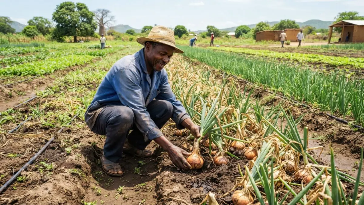 Quanto tempo leva a cebola para produzir?